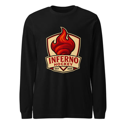 Performance | Long Sleeve Tee | Inferno Hockey | Crest Logo