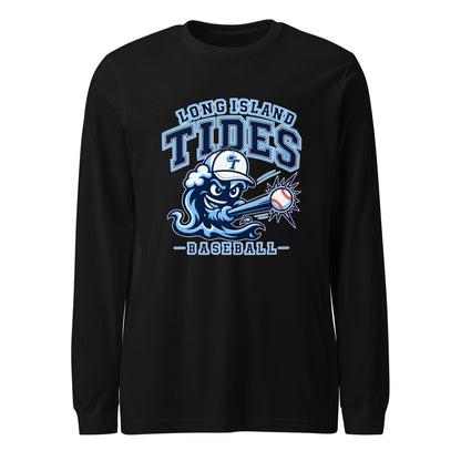 Performance | Long Sleeve Tee | Long Island Tides Baseball | Valor Logo