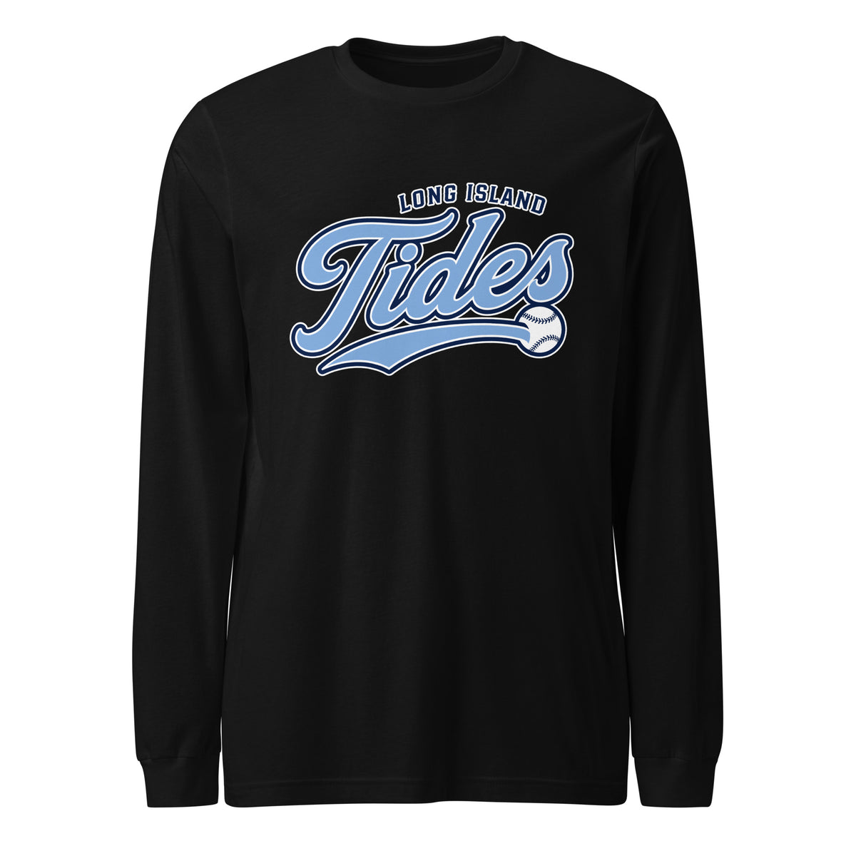 Performance | Long Sleeve Tee | Long Island Tides Baseball | Athletics Logo