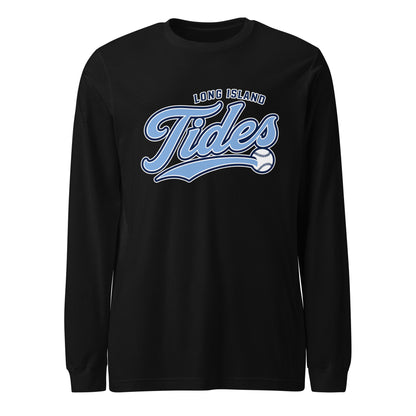 Performance | Long Sleeve Tee | Long Island Tides Baseball | Athletics Logo