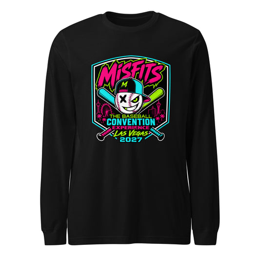 Performance | Long Sleeve Tee | Misfits Baseball | Shield Logo