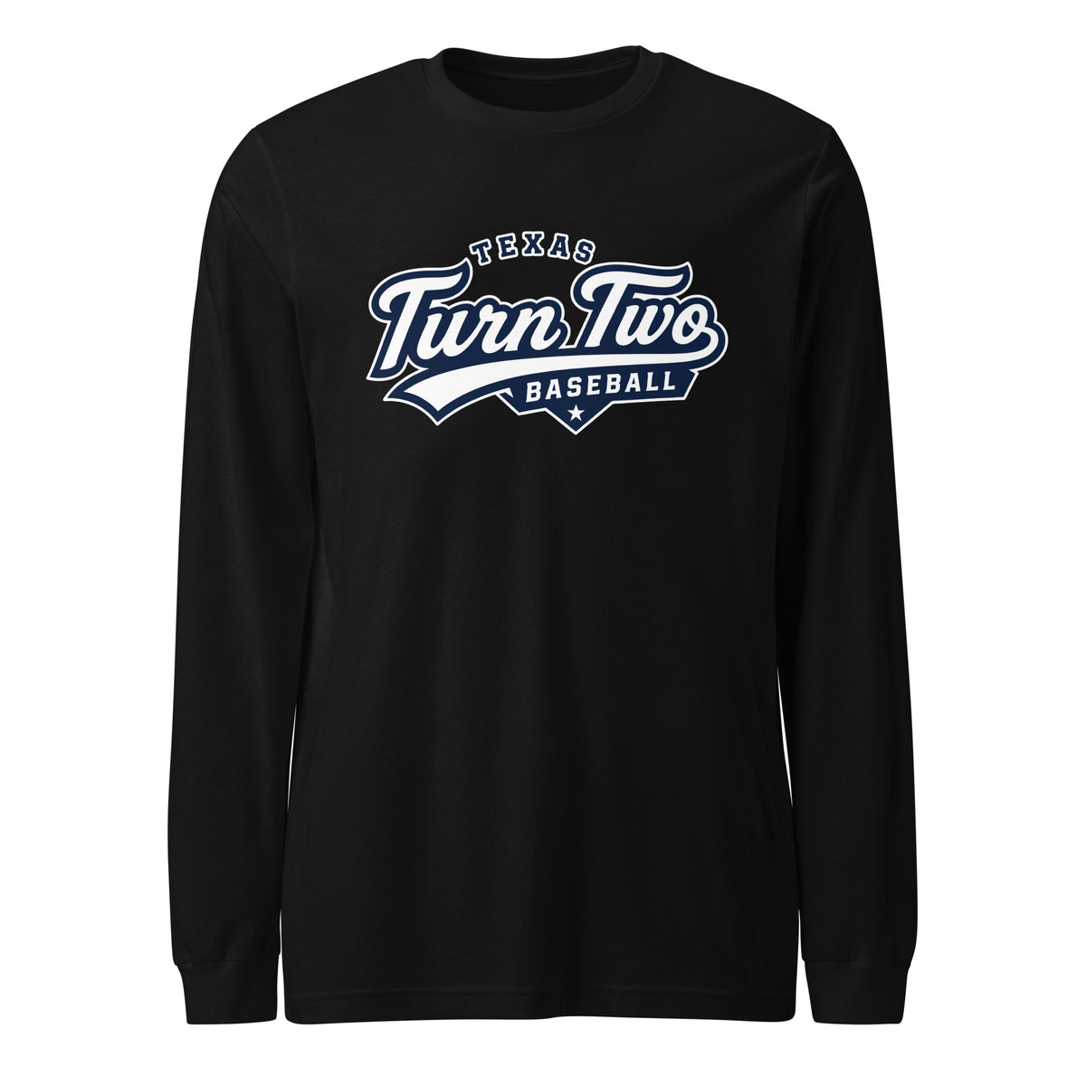 Performance | Long Sleeve Tee | Texas Turn Two Baseball | Athletics Logo