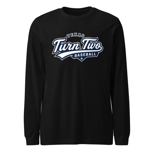 Performance | Long Sleeve Tee | Texas Turn Two Baseball | Athletics Logo