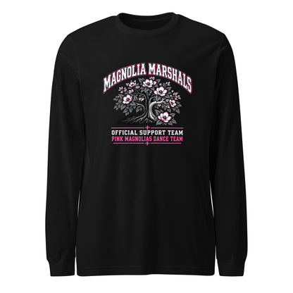 Performance | Long Sleeve Tee | Pink Magnolias Dance | Crest Logo