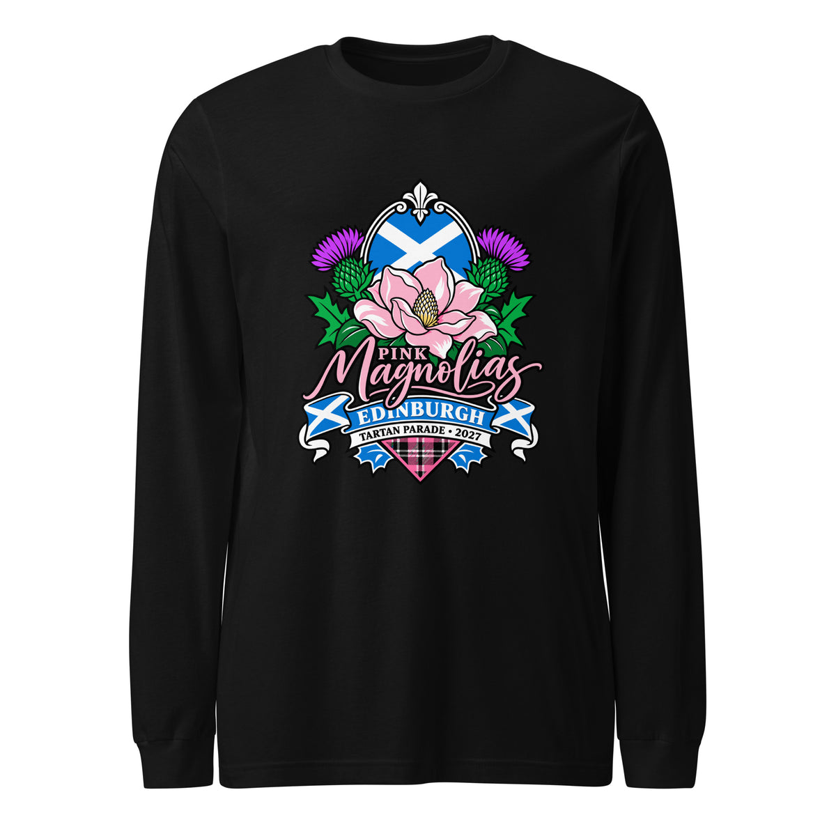 Performance | Long Sleeve Tee | Pink Magnolias Dance | Valor Logo