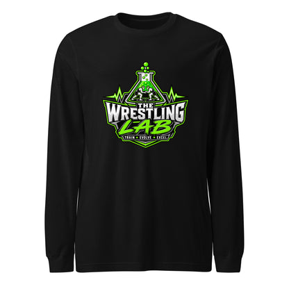 Performance | Long Sleeve Tee | The Wrestling Lab | Emblem Logo