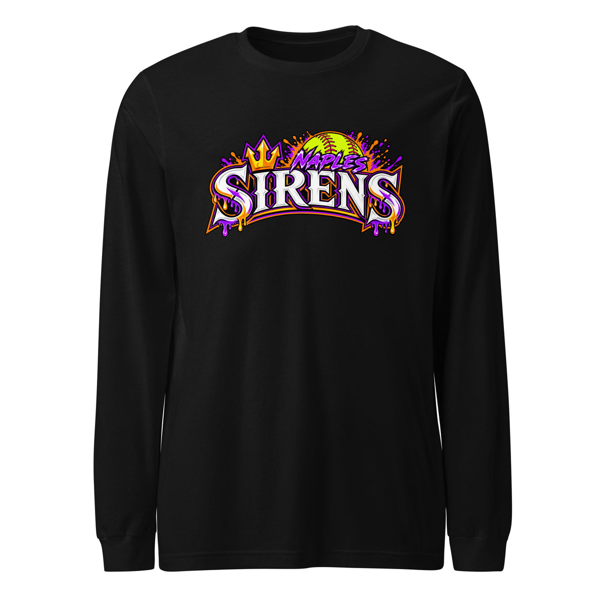 Performance | Long Sleeve Tee | Naples Sirens | Emblem Logo
