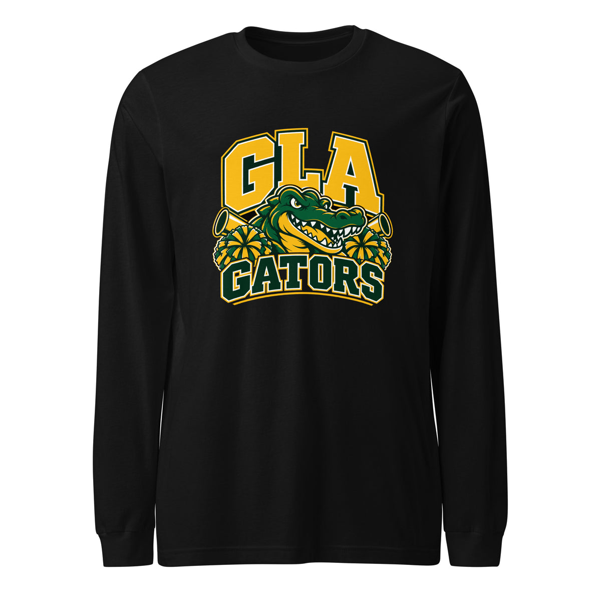 Performance | Long Sleeve Tee | GLA Gators Cheer Team | Emblem Logo