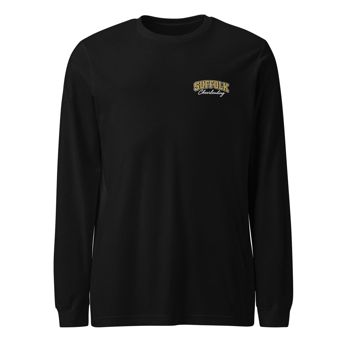 Performance | Long Sleeve Tee | Suffolk University Cheerleading | Valor Logo