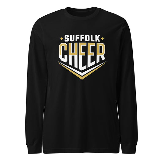 Performance | Long Sleeve Tee | Suffolk University Cheerleading | Emblem Logo