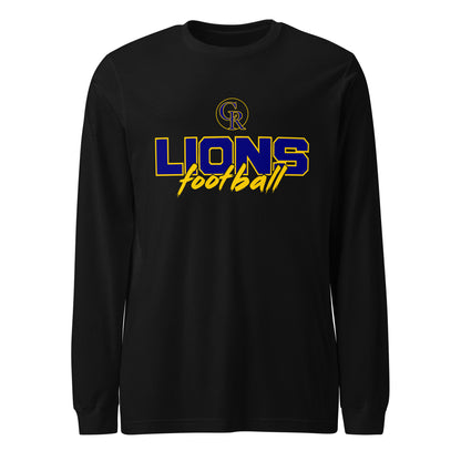 Performance | Long Sleeve Tee | Chestnut Ridge Lions Football | Vanguard Logo