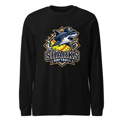 Performance | Long Sleeve Tee | Sharks Diamond Sports | Crest Logo