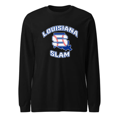 Performance | Long Sleeve Tee | Louisiana Slam Baseball | Emblem Logo