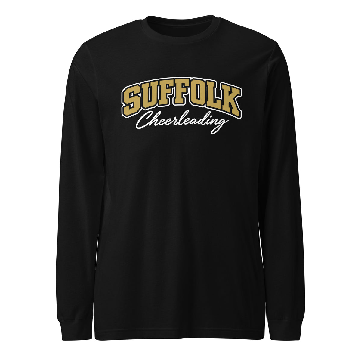 Performance | Long Sleeve Tee | Suffolk University Cheerleading | Valor Logo