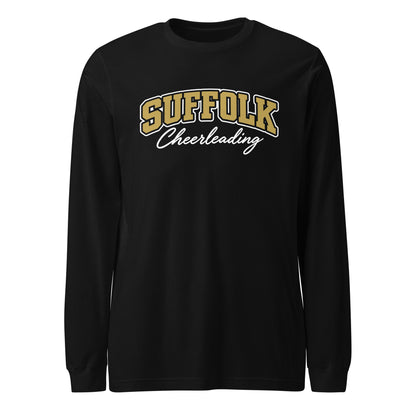 Performance | Long Sleeve Tee | Suffolk University Cheerleading | Valor Logo