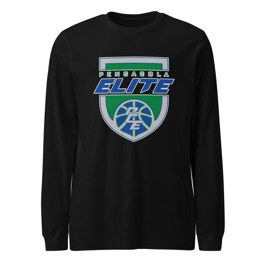 Performance | Long Sleeve Tee | Pensacola Elite Inc. | Shield Logo