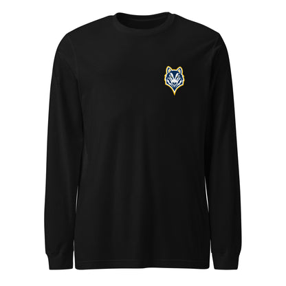 Performance | Long Sleeve Tee | Highland youth football and cheer | Mascot Logo