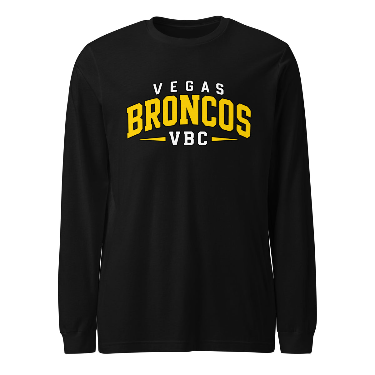 Performance | Long Sleeve Tee | Vegas Broncos VBC | Athletics Logo