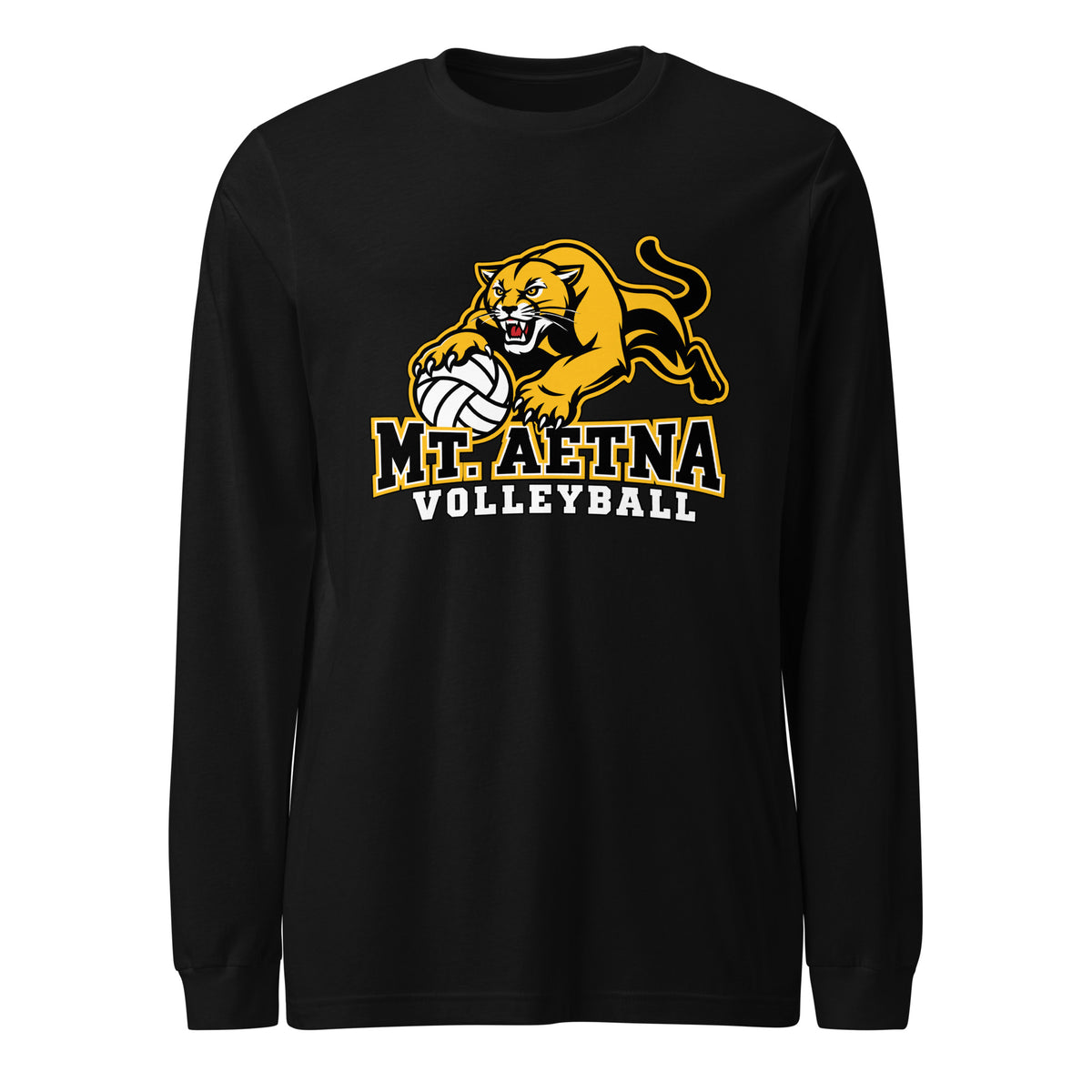 Performance | Long Sleeve Tee | Mt. Aetna Adventist School | Volleyball Apex Logo
