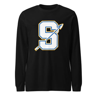Performance | Long Sleeve Tee | Senatobia Warriors Baseball | Crest Logo