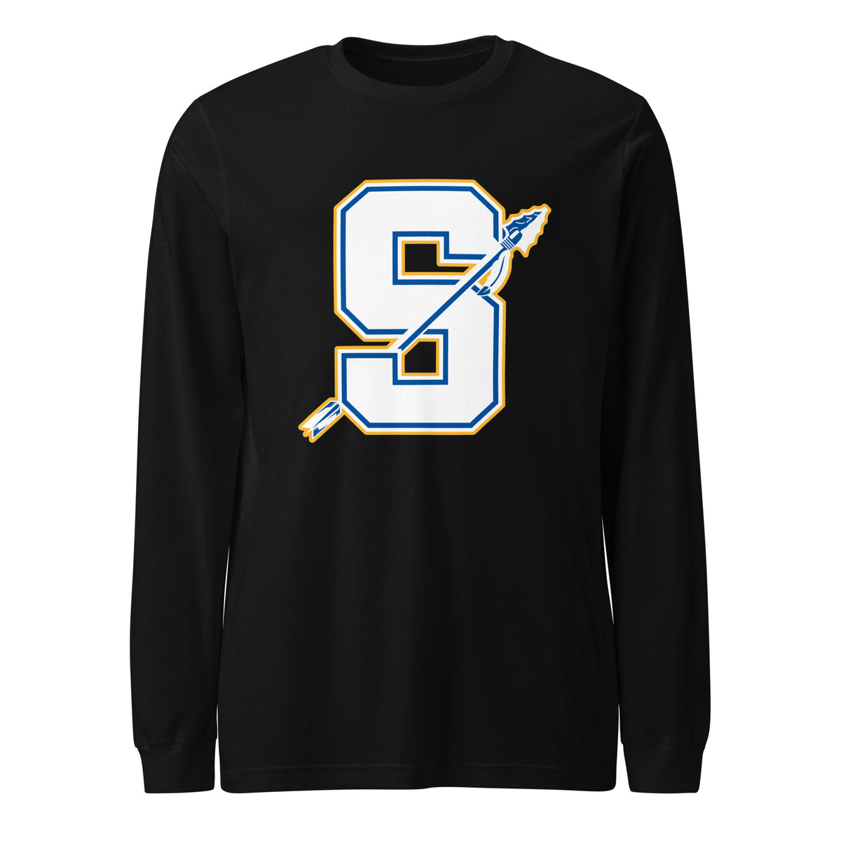 Performance | Long Sleeve Tee | Senatobia Warriors Baseball | Crest Logo