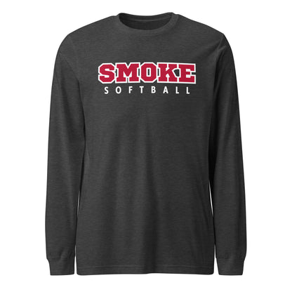 Performance | Long Sleeve Tee | Smoke 14U Softball | Modern Script Logo