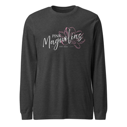 Performance | Long Sleeve Tee | Pink Magnolias Dance | Modern Script Logo