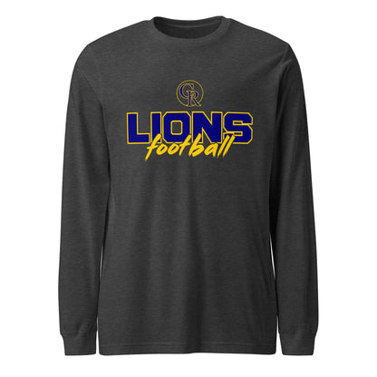 Performance | Long Sleeve Tee | Chestnut Ridge Lions Football | Vanguard Logo