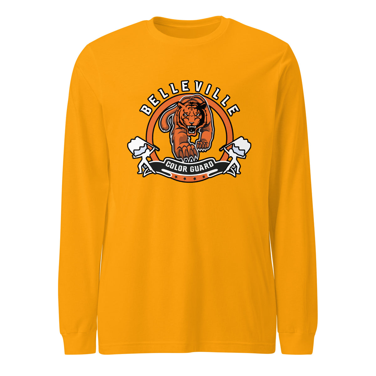 Performance | Long Sleeve Tee | Belleville Community Guard Programs | Vanguard Logo
