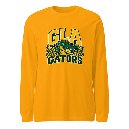 Performance | Long Sleeve Tee | GLA Gators Cheer Team | Emblem Logo