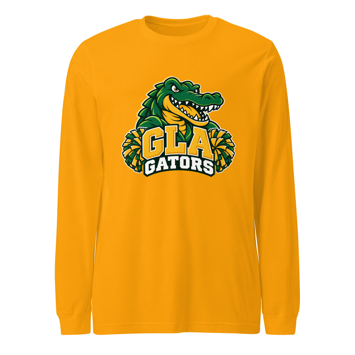 Performance | Long Sleeve Tee | GLA Gators Cheer Team | Apex Gators Elite Logo