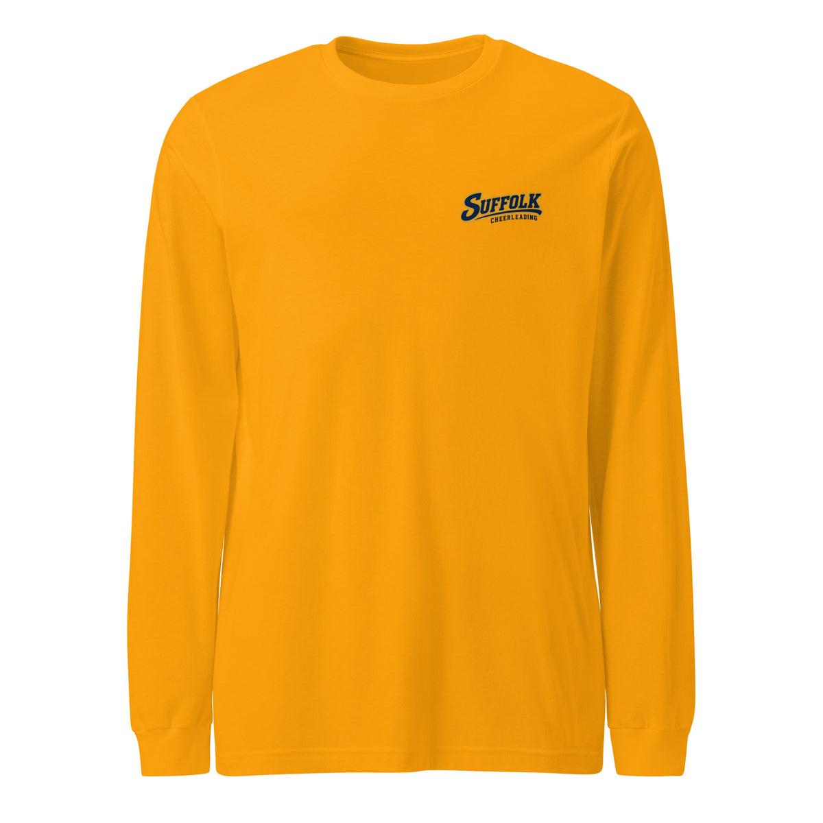 Performance | Long Sleeve Tee | Suffolk University Cheerleading | Athletics Logo