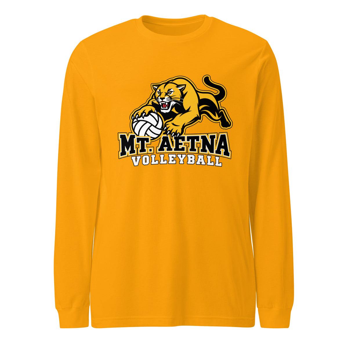 Performance | Long Sleeve Tee | Mt. Aetna Adventist School | Volleyball Apex Logo
