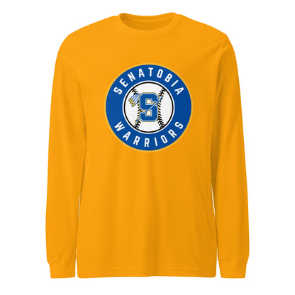 Performance | Long Sleeve Tee | Senatobia Warriors Baseball | Badge Logo