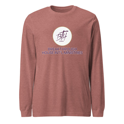 Performance | Long Sleeve Tee | Breakthrough House International Ministries | Crest Logo