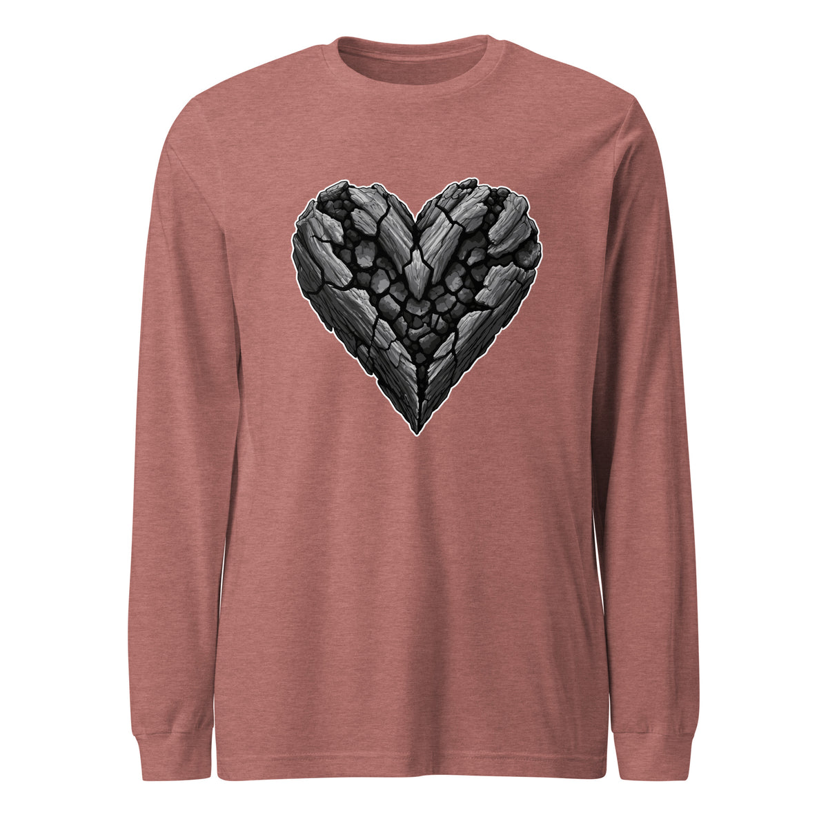 Performance | Long Sleeve Tee | Obsidian Heartbeat | Emblem Logo