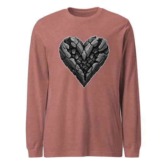 Performance | Long Sleeve Tee | Obsidian Heartbeat | Emblem Logo