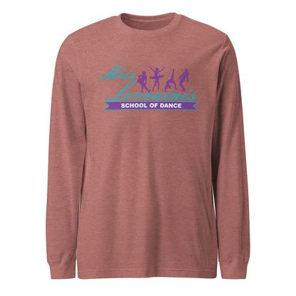 Performance | Long Sleeve Tee | Miss Lorraine’s School of Dance | Crest Logo