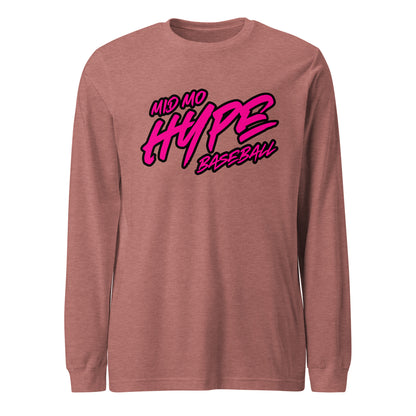 Performance | Long Sleeve Tee | Hype Baseball Club | Crest Logo