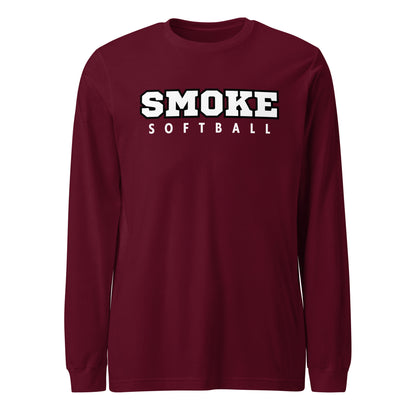 Performance | Long Sleeve Tee | Smoke 14U Softball | Crest Logo