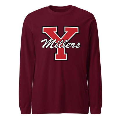 Performance | Long Sleeve Tee | Yukon Student Council | Crest Logo