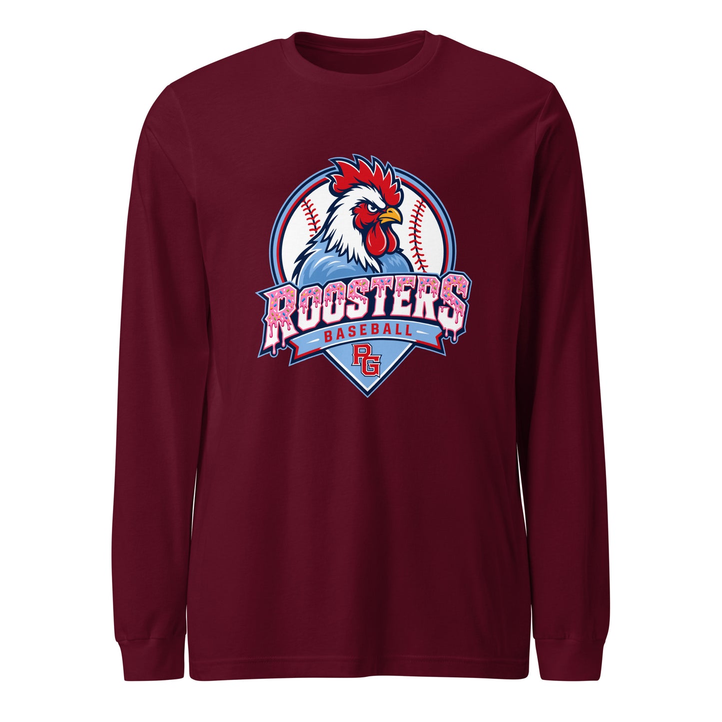 Performance | Long Sleeve Tee | Rooster Nation | Emblem Logo