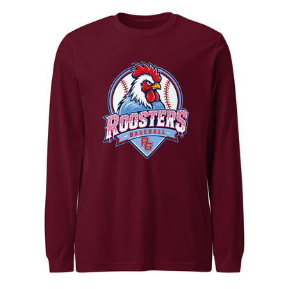 Performance | Long Sleeve Tee | Rooster Nation | Emblem Logo