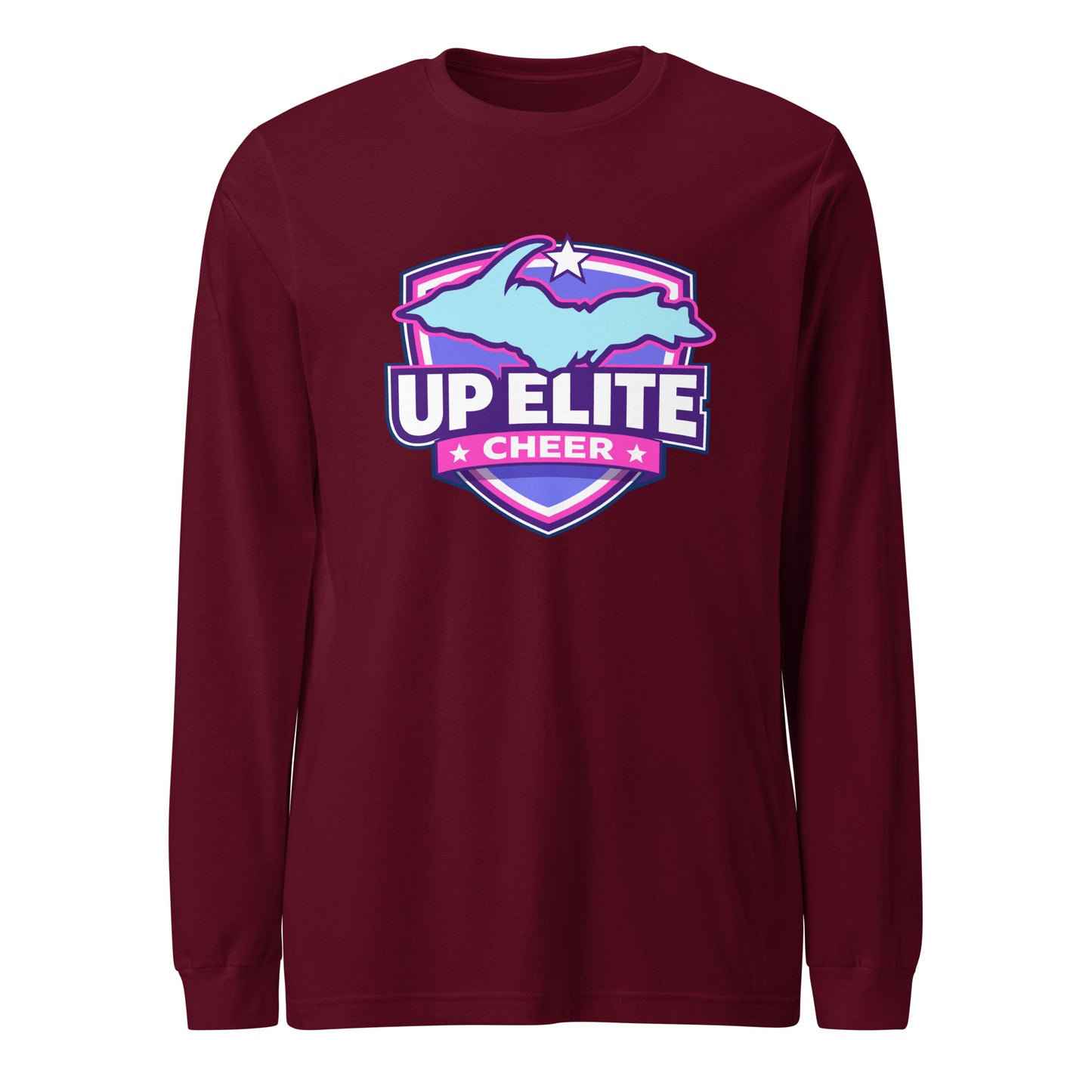 Performance | Long Sleeve Tee | UP Elite Cheer | Shield Logo