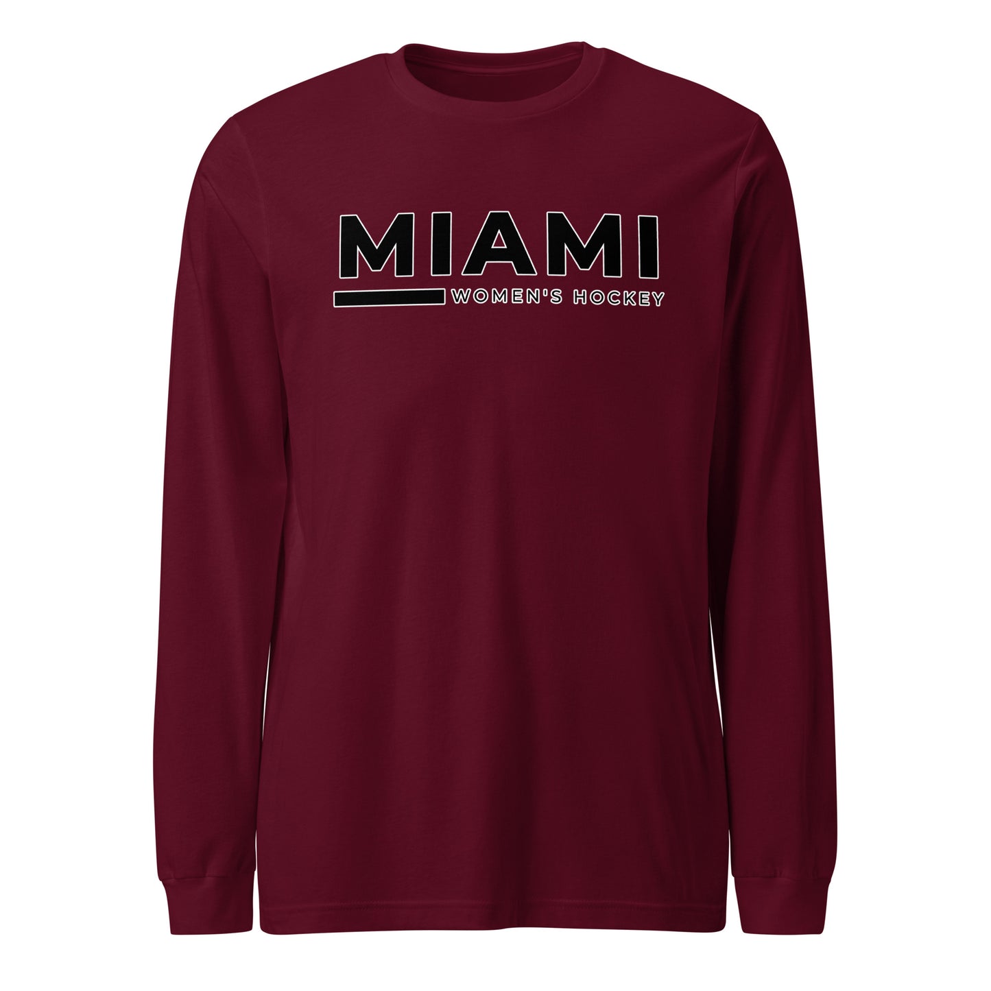 Performance | Long Sleeve Tee | Miami Women's Hockey | Lettermark Logo
