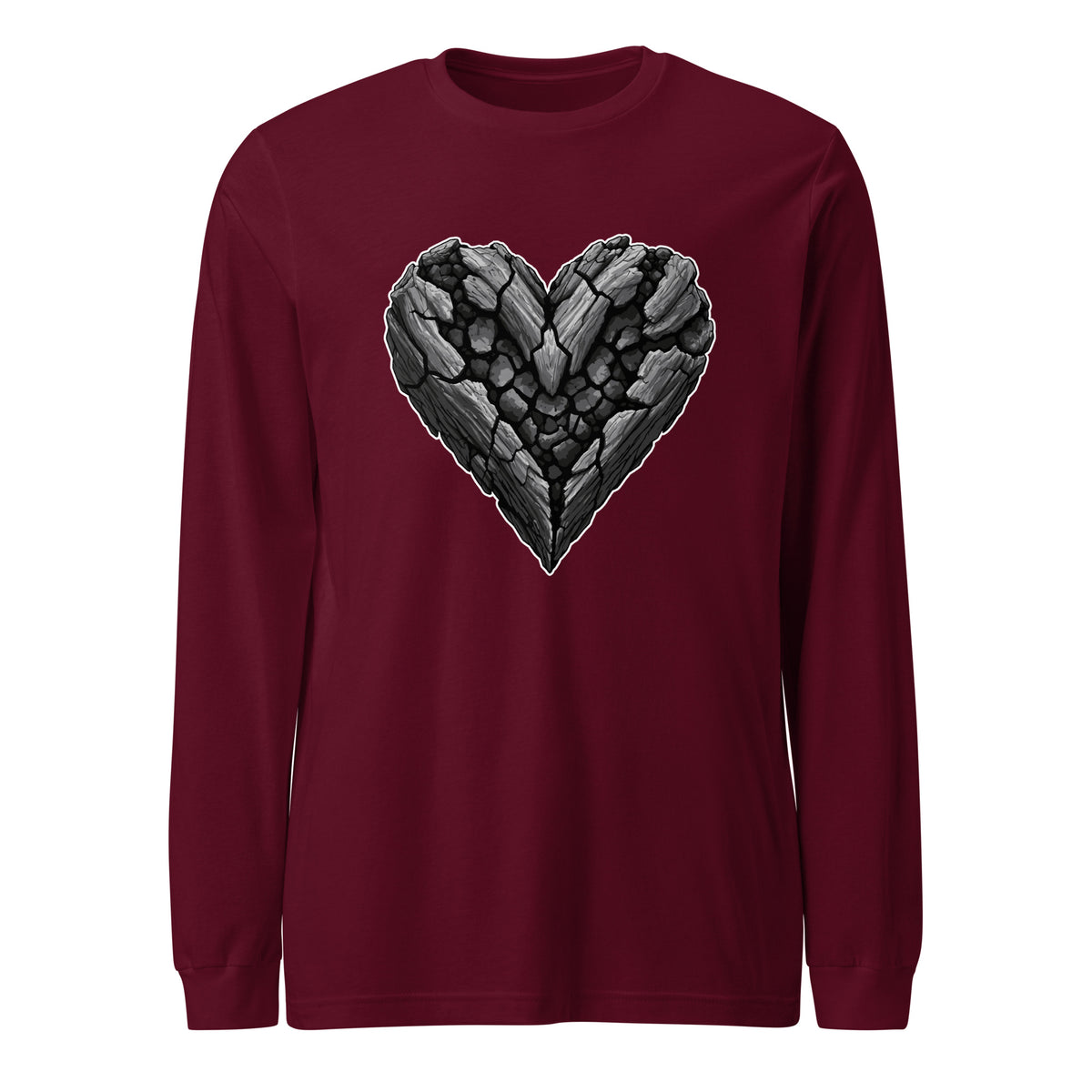 Performance | Long Sleeve Tee | Obsidian Heartbeat | Emblem Logo