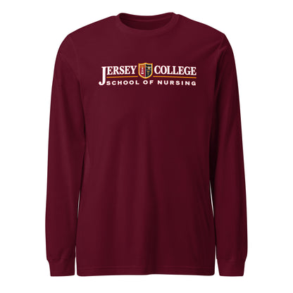 Performance | Long Sleeve Tee | Grand View University Nursing | Emblem Logo