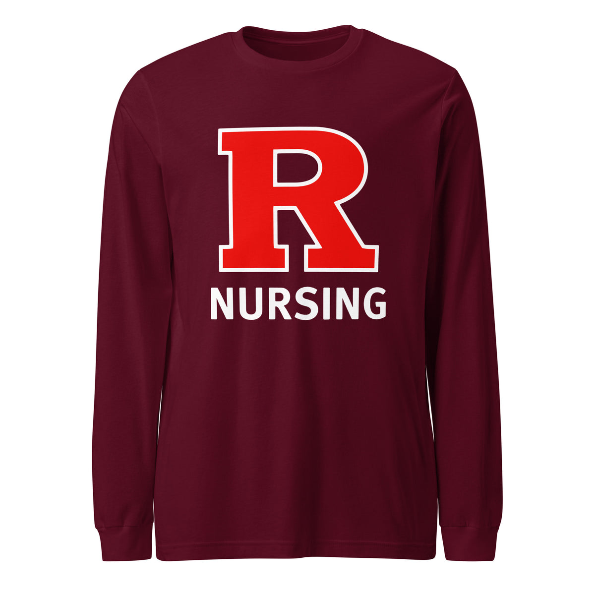 Performance | Long Sleeve Tee | Grand View University Nursing | Lettemark Logo