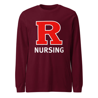 Performance | Long Sleeve Tee | Grand View University Nursing | Lettemark Logo