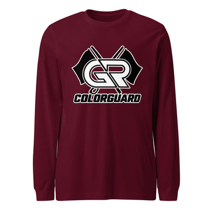 Performance | Long Sleeve Tee | George Ranch High School Colorguard | Crest Logo